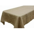 thumbnail image 1 of AK TRADING CO. 90 x 156-Inch Rectangle Rustic Burlap Tablecloth - Natural. Made in USA, 1 of 2