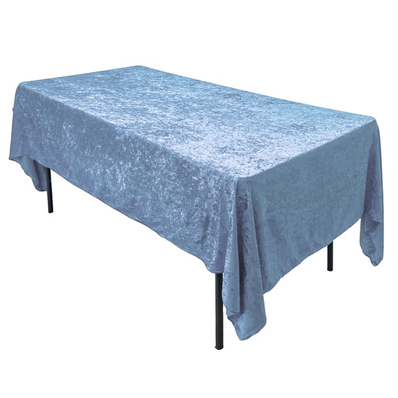 AK TRADING CO. Lush Panne Velvet Tablecloth - 60 x 102 Inch Rectangular Table Cover Great for Buffet Table, Parties, Holiday Dinner, Wedding & Baby Shower Taupe, 60 x 102 Inch