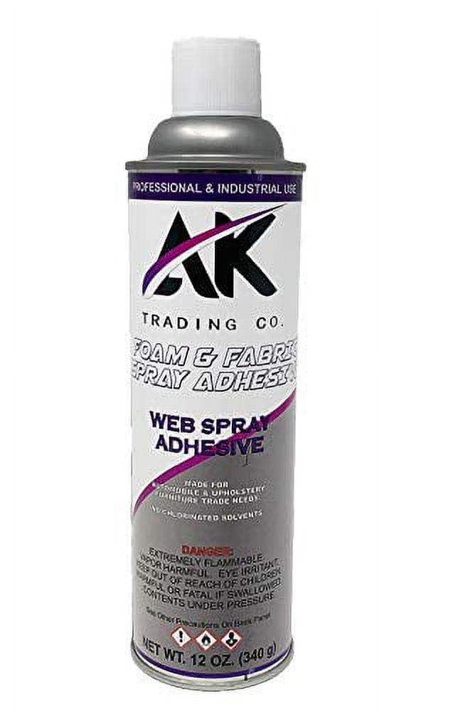 AK TRADING CO. Professional Quality General Multipurpose Spray Adhesive,  Perfect for Acoustic Panels & Craft Upholstery Foam Adhesive & Fabric Glue  