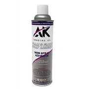 AK TRADING CO. Professional Quality General Multipurpose Spray Adhesive, Perfect for Acoustic Panels & Craft Upholstery Foam Adhesive & Fabric Glue - 12Oz Can.
