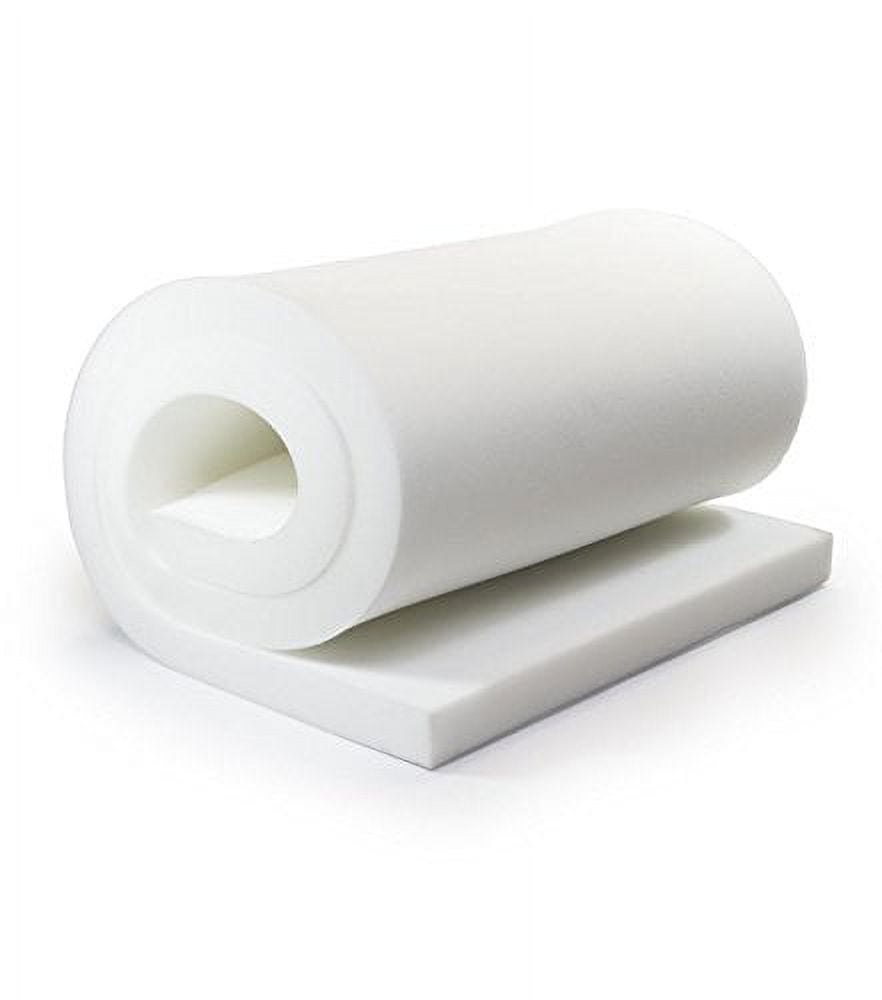 AK TRADING CO. Upholstery Foam Cushion, High Density Foam Sheet - Made in USA, 2 x 30 x 72