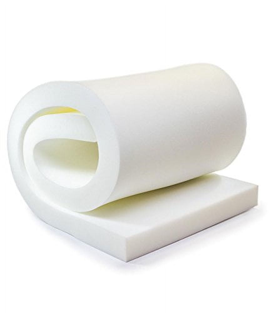AK Trading Co. Upholstery Foam Cushion, High Density Foam Sheet - Made in USA, 5 x 30 x 72