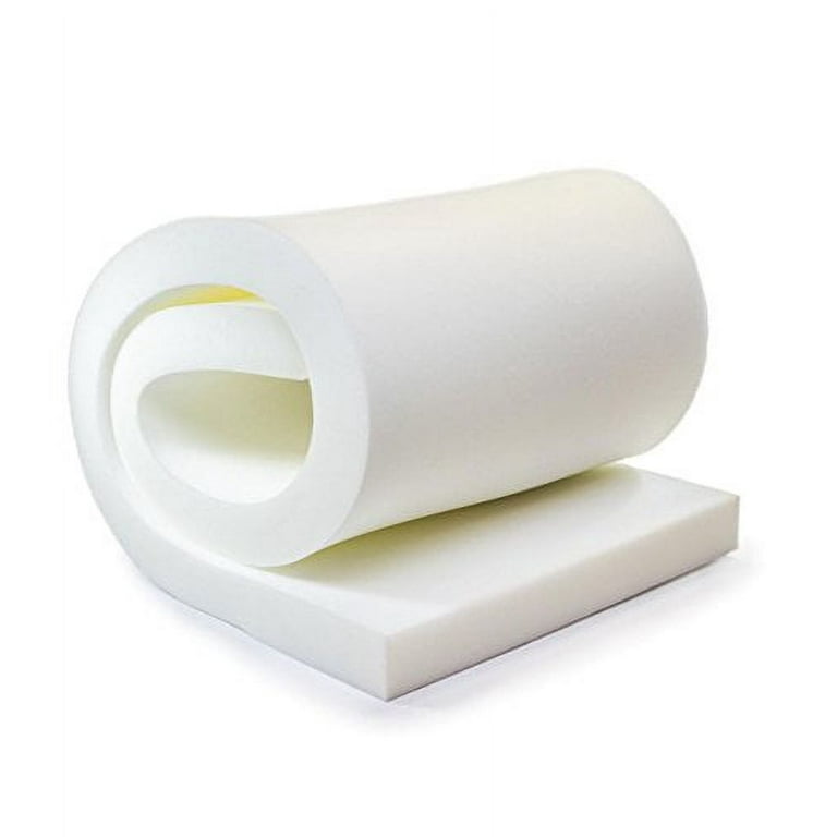 AK TRADING CO. High Density Upholstery Foam Cushion, Polyurethane Foam  Sheet - Made in USA - 5 H x 24 W x 72 L 