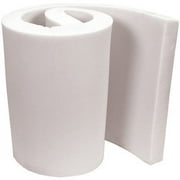 AK TRADING CO. Upholstery Foam Cushion, High Density Polyurethane Foam Sheet - Made in USA - 6" H x 24" W x 72" L