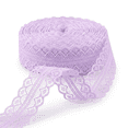 thumbnail image 1 of AK-Trading Floral Lace Ribbon 1 Inch x 10 Yards for Crafts and Decoration- Lavender, 1 of 10