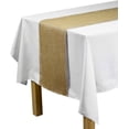 thumbnail image 1 of AK-Trading 12.5" x 96" Natural Burlap Jute Table Runner with Fringe Edge, 1 of 2