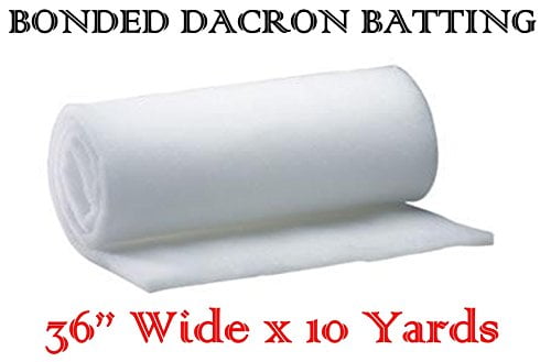 36 Bonded Dacron - 10 Yards - Upholstery Grade Batting Bonded, Dacron