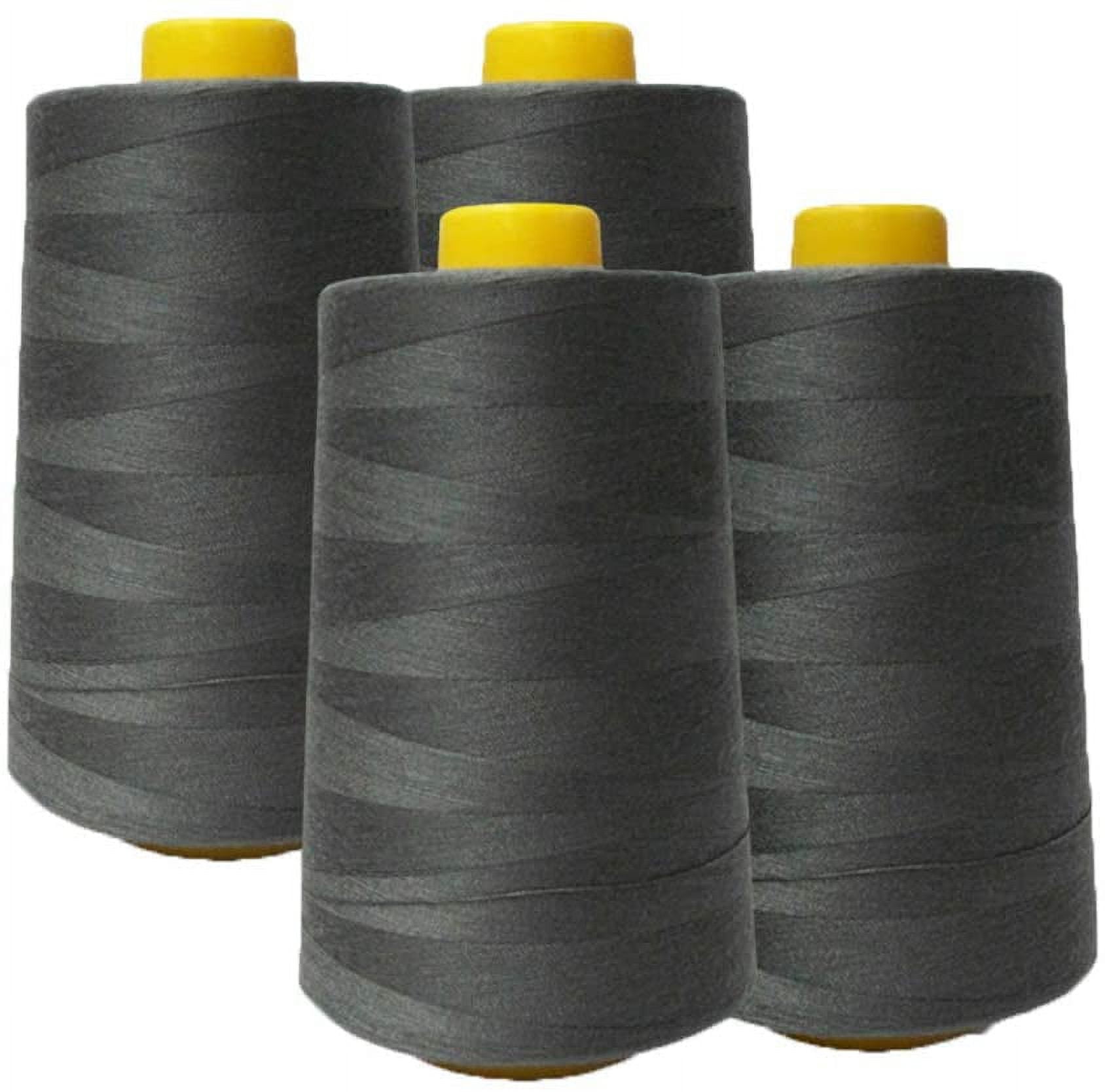 Polyester All-Purpose Sewing Thread 11 Cone Neutral Shades Set - 600m Cones  - Strong Lint Free Spun Polyester - 50S/3 Weight 
