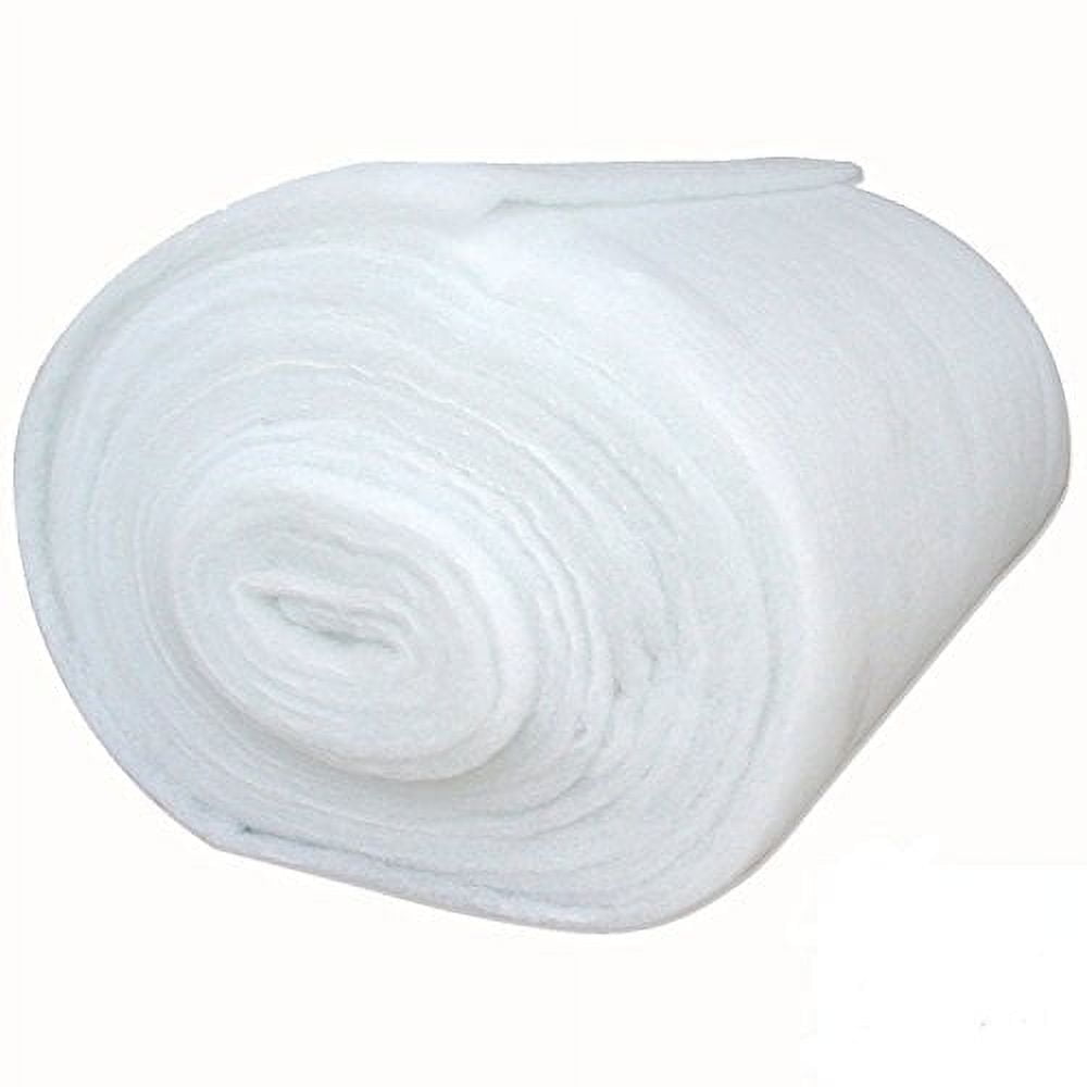 AK-Trading 48 Inch Wide Bonded Dacron Upholstery Grade Polyester Batting (10 Yards)