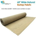 thumbnail image 1 of AK-Trading 60" Wide Hessian Natural Jute Decoration Burlap Fabric (60" x 10 Yards), for Arts, Crafts, Interior Design Projects, 1 of 6