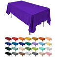 thumbnail image 1 of AK-Trading 60 x 102-Inch Rectangular Polyester Tablecloth - Purple, 1 of 17