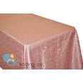 thumbnail image 1 of AK-Trading Blush Pink Sequin Rectangular Tablecloth, Rain Drops Sequin Taffeta Fabric Sequin Table Cover- Blush Pink, 1 of 2
