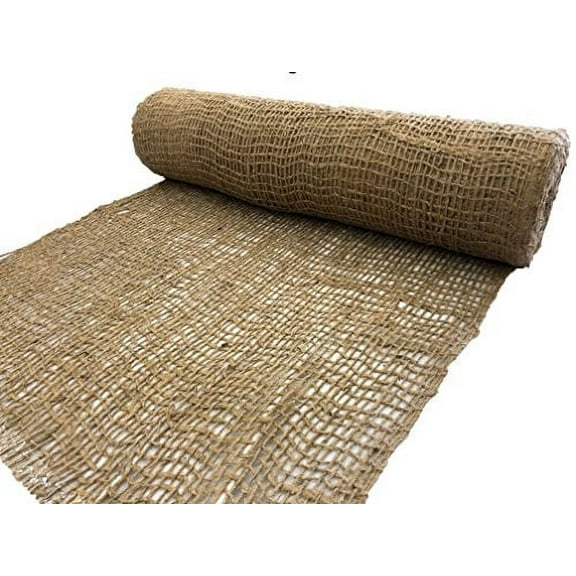 AK-Trading Jute Erosion Control, Soil Saver Mesh Blanket - 48" Wide x 1 Yard