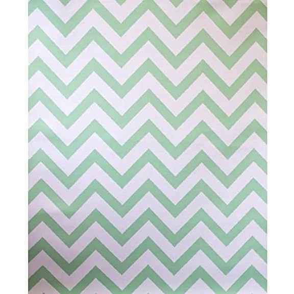 AK-Trading Mint Chevron Fabric Photography Backdrop - 5ft x 6ft