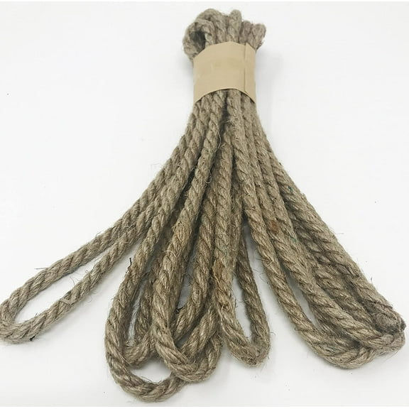 AK Trading Natural Jute Rope 6MM 5 Meters Rope Cord for Arts Crafts DIY Decoration Gift Wrapping