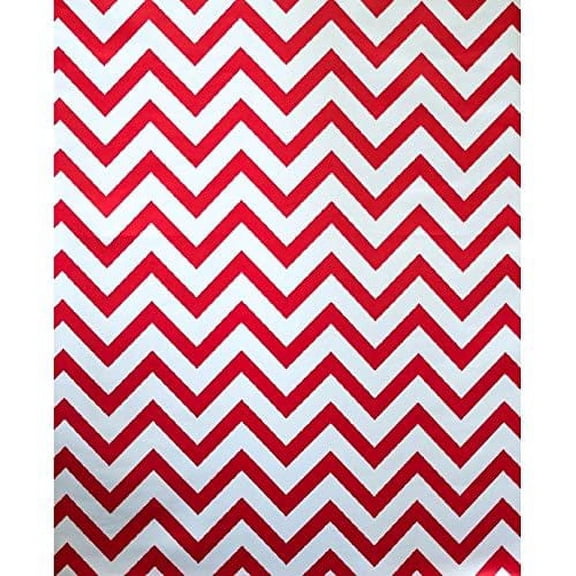 AK-Trading Red Chevron Fabric Photography Backdrop - 5ft x 6ft