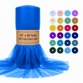 thumbnail image 1 of AK Trading Royal Blue IFR Tulle Fabric 54 Inch Wide 40 Yard Bolt for Decor Crafts, 1 of 17