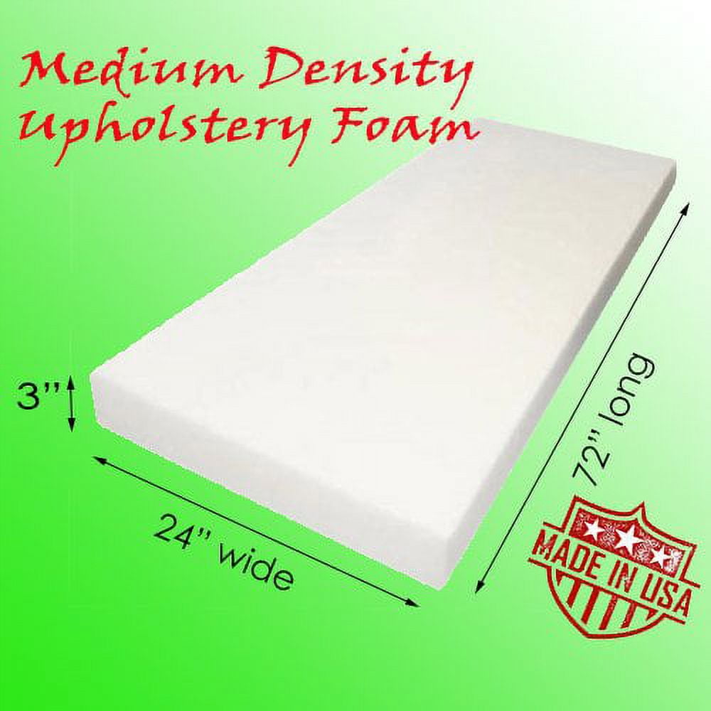 Medium Density Seat Foam Cushion Replacement Upholstery Foam per