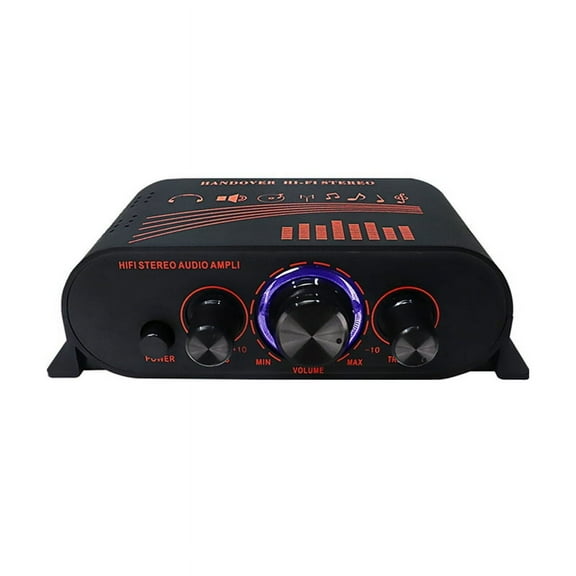 AK170 Compact Size Audio Power Amplifier Portable Sound for Car and Home Speaker Amp