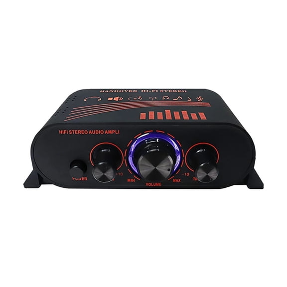 AK170 Compact Size Power Amplifier Portable Sound Amplifier Speaker Amp for Car Home Compact Size Power Amplifier ,Multiple inputs