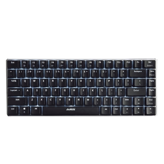 AK33 Mechanical Keyboard, Blue 82-Keys Backlit Gaming Keyboard for Computer Laptop