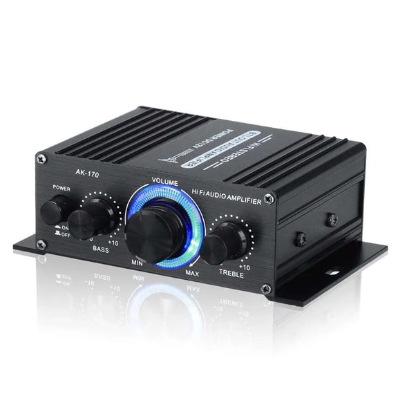 AK35 AK380/AK170 Bluetooth Class D Amplifier Power Amplifier Home Theater Amplifier 2 Channel USB/SD AUX Input