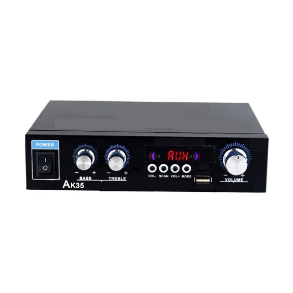 AK35 Sound Amplifiers Bluetooth Digital Amplifier For Home Car 2 Channel Stereo