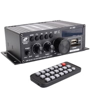 AK380 HIFI Amplifier Home Digital Channel 2.0 40W+40W Music Player Support FM USB SD Bass and Treble 12V3A