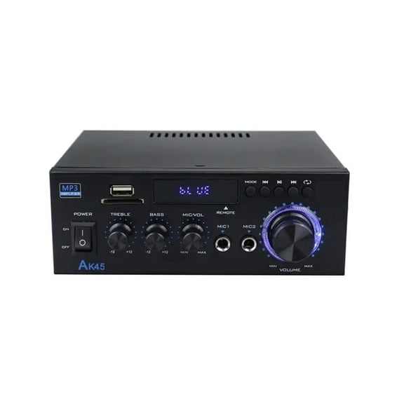 AK45 Home Power Amplifier 2 Channel Bluetooth Mini Digital Stereo Sound Amplifier