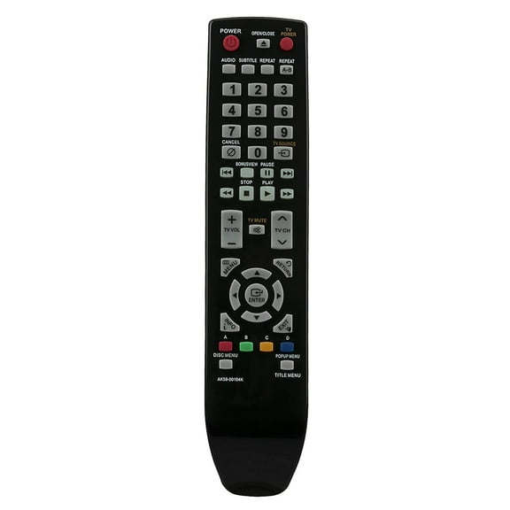 AK59-00104K Replacement Remote Control, Fit for Samsung Blu-ray Disc DVD Player BD-P1590 BD-P1590C BD-P1580 BD-P1600 BD-P1602 BD-P1620 BD-P1650 BD-P3600 BD-P4600 BD-P1590/1600 BD-P1600/XAA