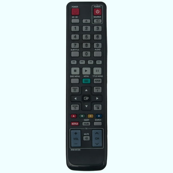 AK59-00122A Replaced Remote fit for Samsung Blu-Ray Player BD-D6700 BD-D7000 BD-D5500 BD-D5700 BDD6700 BD-D5500/ZA