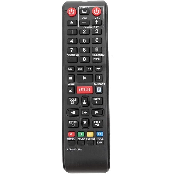 AK59-00146A Replacement Remote Control Compatible with Samsung Blu-Ray DVD Player BD-E5300 BD-E5400 BD-EM53