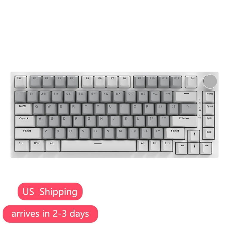 AK820 75% Wired Gasket Mechanical Keyboard with Volume Knob
