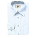 thumbnail image 1 of AKA Boys Wrinkle Free Solid Long Sleeve Dress Shirt - Light Blue 8, 1 of 1