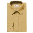 thumbnail image 1 of AKA Boys Wrinkle Free Solid Long Sleeve Dress Shirt - Tan 7, 1 of 1