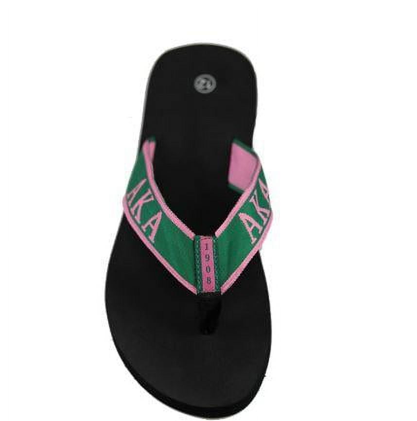 AKA Flip Flops In Draw String Shoe Bag