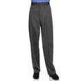 thumbnail image 1 of AKA Half Elastic Flat Front Men's Slacks Big Sizes Available, 1 of 5