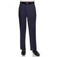 thumbnail image 1 of AKA Men's Pleat-Front Traditonal Fit Cotton Twill Pants, 1 of 1