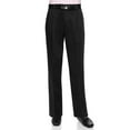 thumbnail image 1 of AKA Men's Pleat-Front Traditonal Fit Cotton Twill Pants, 1 of 1