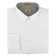 thumbnail image 1 of AKA Men's Regular Fit Long Sleeve Button Down Solid Dress Shirt, 1 of 2