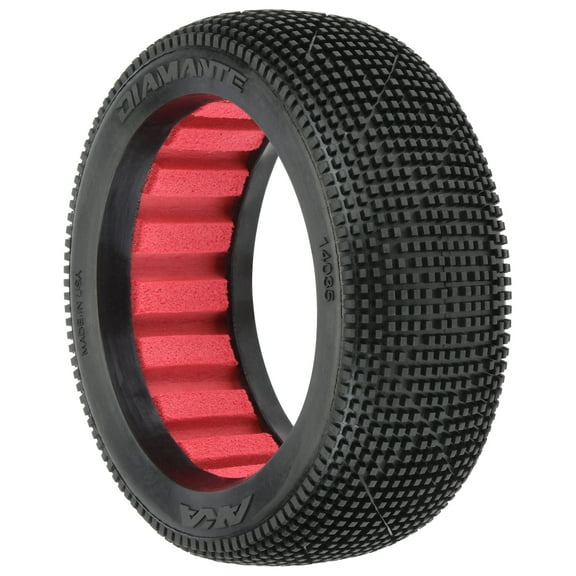 AKA Racing 14035VR 1/8 Diamante Super Soft F/R Buggy Tires 2