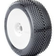 thumbnail image 1 of AKA PRODUCTS INC. 18 Buggy GRIDIRON II Spr Sft LW EVO Mntd Wht AKA14013QRW RC Tire, 1 of 2