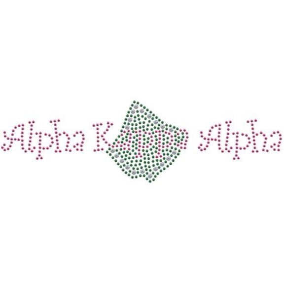 AKA Script W/Pearl Ivy Studstone Heat Transfer