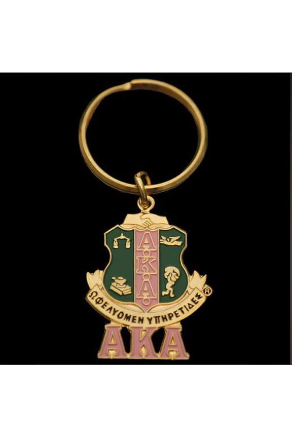 AKA Shield Key Chain 1-1/2 x 1/8" (shield size only)