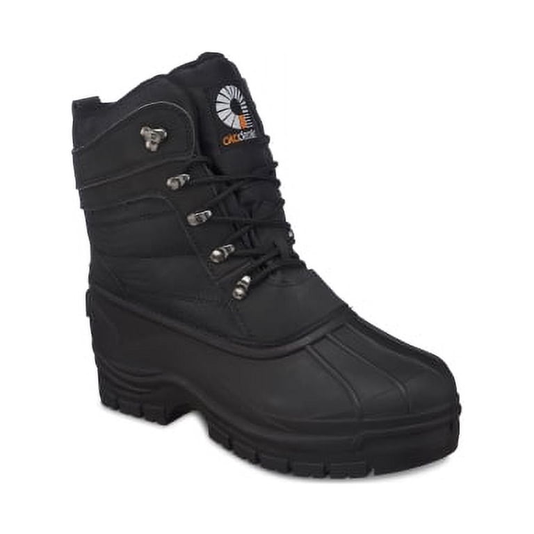 Akademiks Men\'s‎ Waterproof Snow Boots Black Duck Toe Size US 13 - No Box Amazon.com: Nautica Mens Duck Boots - Waterproof Shell With  main image 3