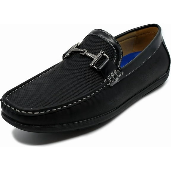 AKADEMIKS MENS OGDEN SLIP-ON COMFORT LOAFER SHOES MEMORY FOAM SOLE