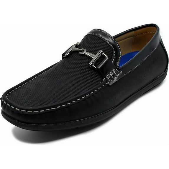 AKADEMIKS MENS OGDEN SLIP-ON COMFORT LOAFER SHOES MEMORY FOAM SOLE