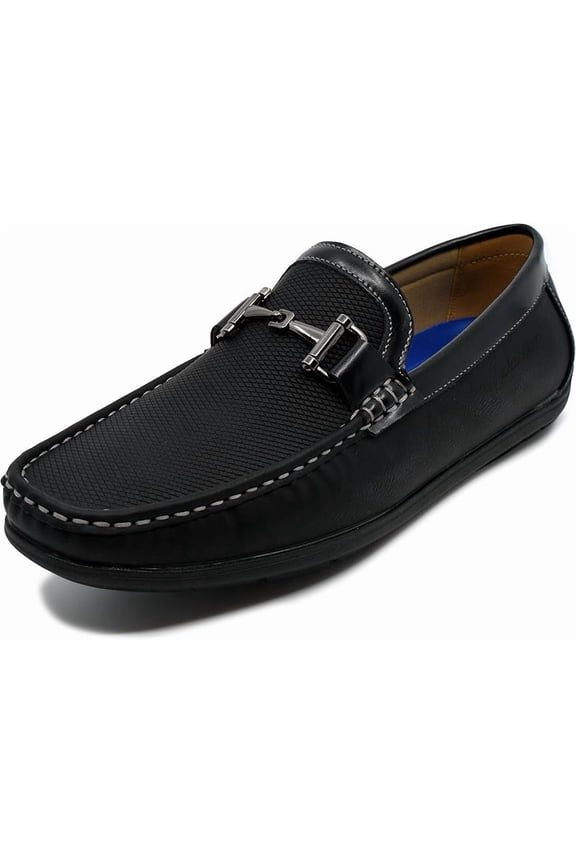 MENS OGDEN SLIP-ON COMFORT LOAFER SHOES MEMORY FOAM SOLE