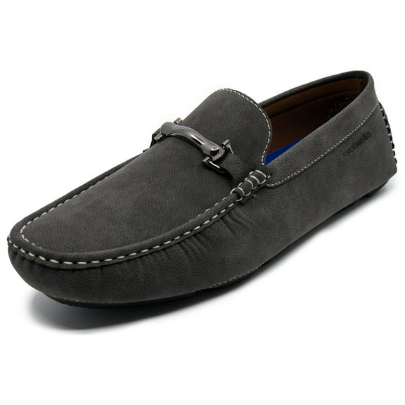 AKADEMIKS MENS WESTON SLIP-ON LOAFERS MEMORY FOAM SOLE