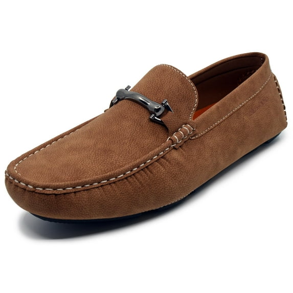 AKADEMIKS MENS WESTON SLIP-ON LOAFERS MEMORY FOAM SOLE